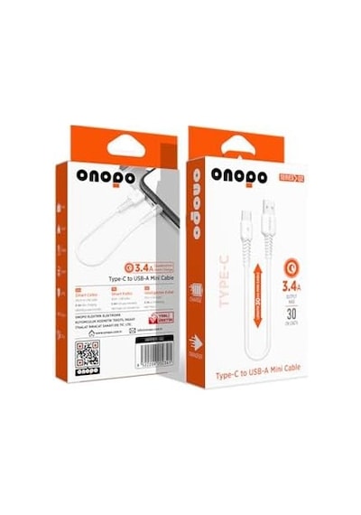 Onopo Android Uyumlu Type-c To Usb Mini Kablo 3.4a Hızlı Şarj Ve Data Kablosu 30cm - Q2 3.4a Hızlı Şarj 480mbps Veri Transferi Kompakt Tasarım 2 Yıl İthalatçı Garantisi Onopo Android Uyumlu Type-c To Usb Mini Kablo 3.4a Hızlı Şarj Ve Data Kablosu 30cm - Q2 3.4a Hızlı Şarj 480mbps Veri Transferi Kompakt Tasarım 2 Yıl İthalatçı Garantisi