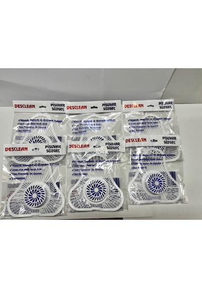 Desclean Pisuvar Koku Giderici Süzgeç 6'lı