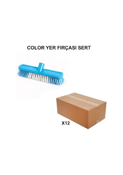 Sert Yer Fırçası 12 Adet Color Fırça