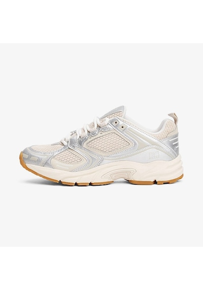 Tommy Hilfiger Archieve 97 Metallic Kadın Bej Sneaker 026 En0en02796 Bej