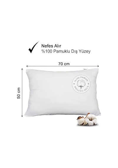 Vionel Home 900 Gr Anticilt Hassasiyetik Boncuk Silikon Dolgulu Yastık / 2 Adet Genel