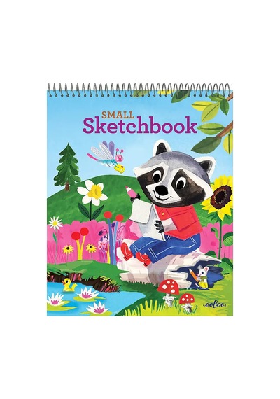 Eeboo Woodland Friends Small Sketchbook - Racoon