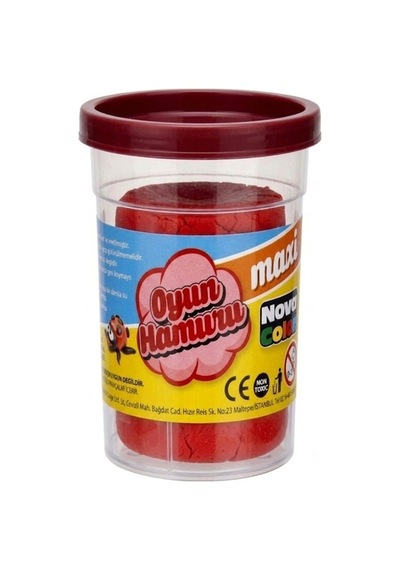Nova Color Oyun Hamuru 100gr Kırmızı - 4 Adet Çok  Renkli