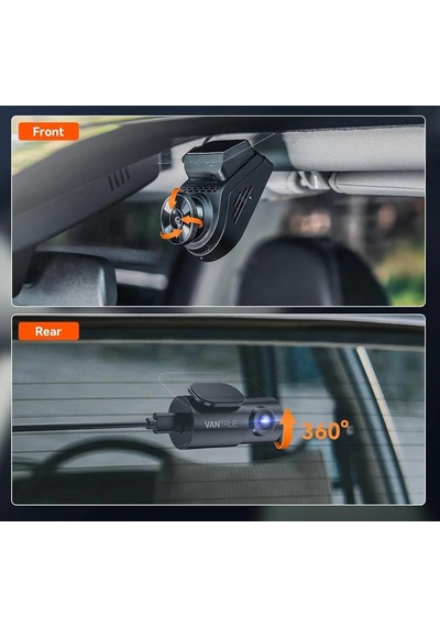 Sonnet1 Pro Qhd 60fps Wi-fi 2 Kameralı Araç Kamerası