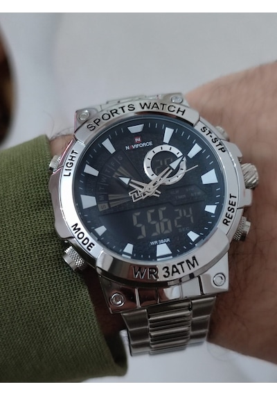 Naviforce Erkek Kol Saati Çift Kordonlu Dijital & Analog 2100