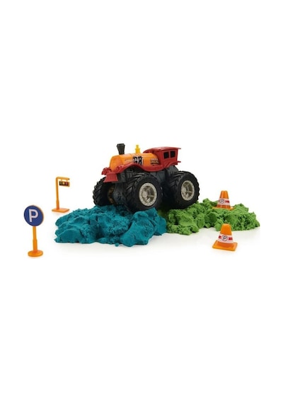 Mattel Hot Wheels Monster Trucks Kınetik Kum Oyun Seti Hhj36