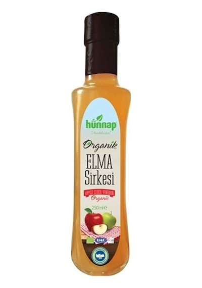 Hünnap Organik Elma Sirkesi 250 ML