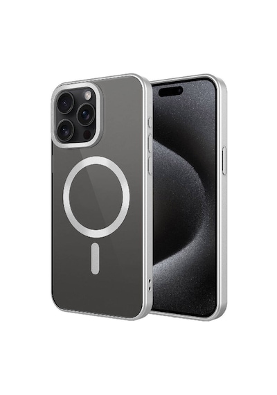Apple İphone 15 Pro Kılıf Mat Tasarımlı M-safe Wireless Şarj Özellikli Zore Mat Setro Kapak - Lacivert