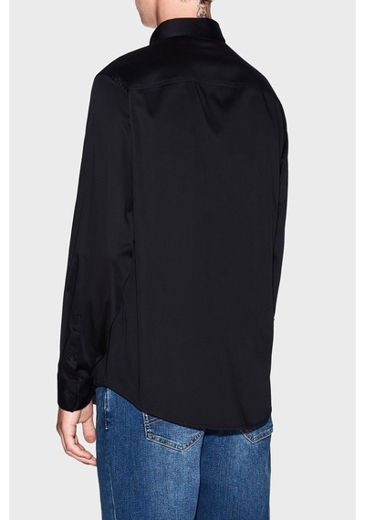 Armani Exchange Erkek Gömlek Xm001224 Af10192 Uc001 Siyah Siyah