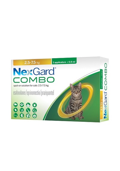 D- Nexxgar-d Combo İç Dış Koruma 2,5-7,5 Kg Kedi