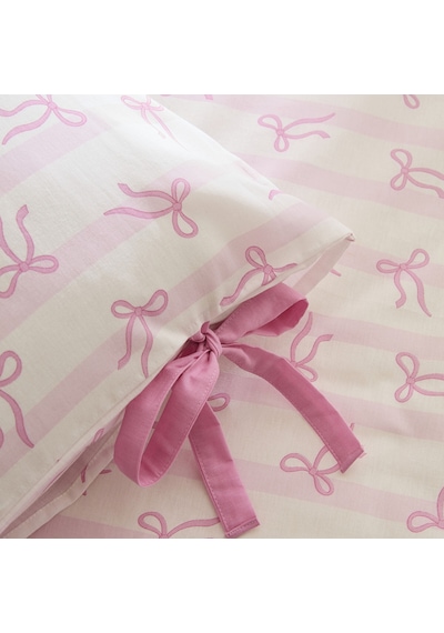 Karaca Home Ribelle %100 Pamuk Tek Kişilik Nevresim Takımı Pembe Pembe