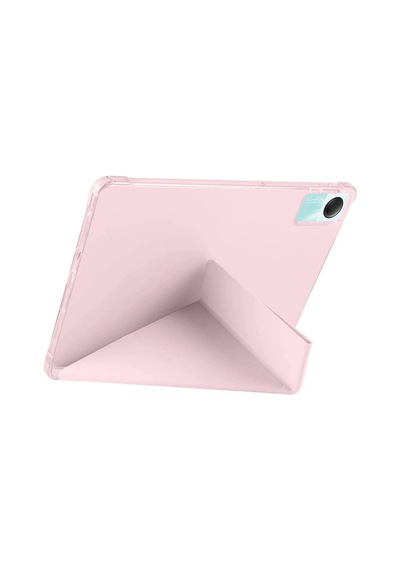 Xiaomi Redmi Pad Se 4g Kılıf Kalemlikli Mars Tablet Kılıfı - Rose Gold Tablet Kılıfı