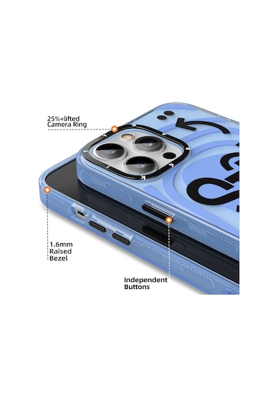 Youngkit Apple Uyumlu iPhone 14 Pro Kılıf Mutlu Mod Figürlü YoungKit Happy Mood Serisi Kapak YOUNGKİT-TA85952