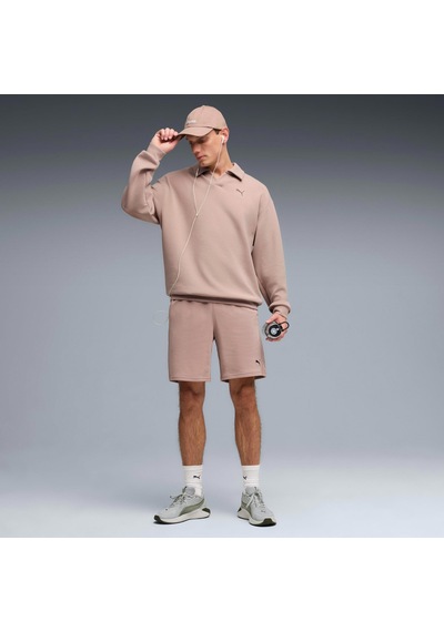 Puma Cloudspun Erkek Bej Polo Sweatshirt 528459-88 Krem