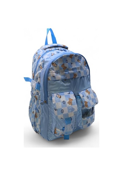 Baginn Damalı Desen Sırt Çantası İlköğretim Okul Çantası 001