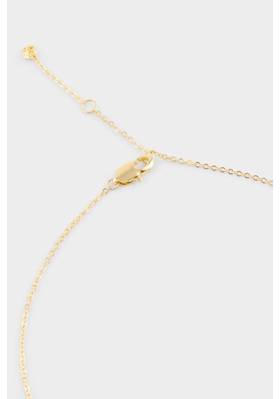 Defacto Reis X DeFacto Mavi Taşlı Gold Kolye Küpe Set G4212AXNS