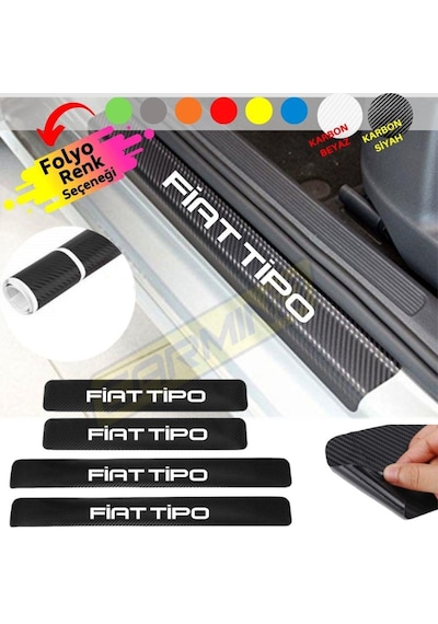Fiat Tipo Kapı Eşiği Sticker (4 Adet) New