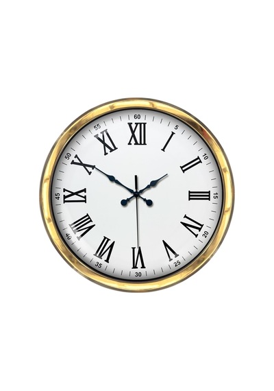 Zentime 40 Cm Gold Lüks Duvar Saati çok Renkli