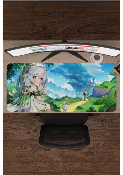 Nahida Genshin Impact Anime Gacha V2 - 90x40 Xxl Gaming Mouse Pad Fare Altlığı