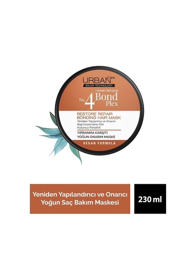 Lexroo No: 4 Bond Plex Yıpranma Karşıtı Yoğun Saç Bakım Maskesi 230 Ml- Vegan