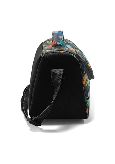 Coral High Kids Koyu Gri Siyah Kamuflaj Dinazor Desenli Thermo Beslenme Çantası 11812