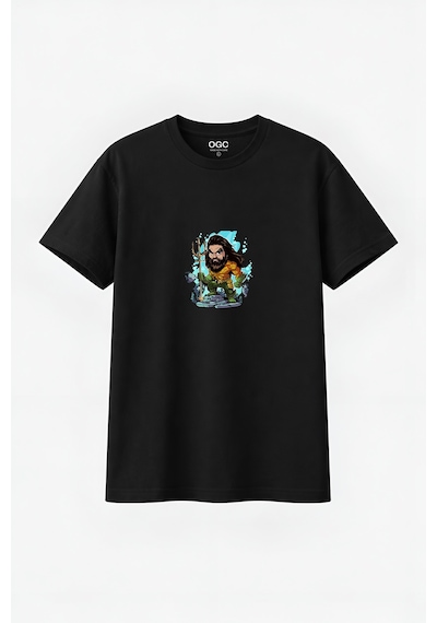 Ogc Aquaman Unısex T-shırt Siyah