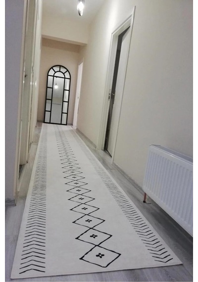 Yolluk Halı Kaymaz Tabanlı Yıkanabilir Yolluk 26 Çok Renkli