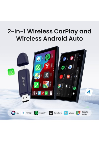 Ayrex Carlinkit 5.0 Se Pro Kablosuz Android Otomatik Ve Carplay Adaptörü, Oem Araçlar İçin Kablolu Kablosuza Dönü