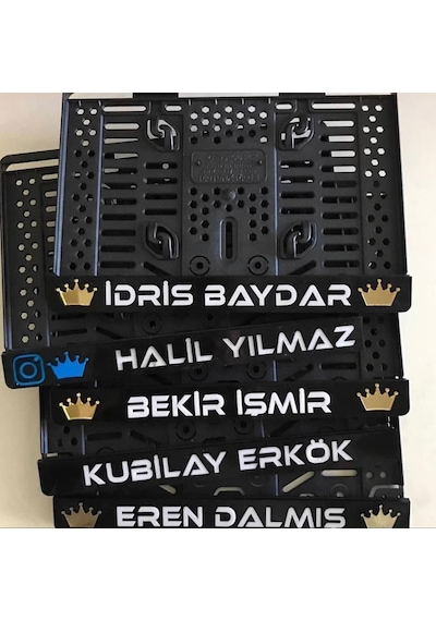 Appcity Kişiye Özel Isimli Motosiklet Plakalık 272519951