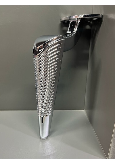 Side Metal Ayak 20cm Krom Koltuk Dolap Komidin Şifonyer Modern Tv Ünite Modern Mobilya Puf Gümüş Krom