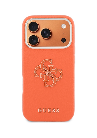 Apple Uyumlu iPhone 17 Pro Max Kılıf Guess Lisanslı 4g Büyük Metal Kamera Çerçeveli Pu Deri Resin Kapak Turuncu Apple Uyumlu iPhone 17 Pro Max Kılıf Guess Lisanslı 4g Büyük Metal Kamera Çerçeveli Pu Deri Resin Kapak Turuncu