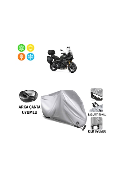 Yamaha Tracer 9 Gt+ Branda Motosiklet Branda Arka Çanta Bağlantı,kilit Uyumlu