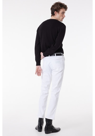 Wrangler Texas Slim Fit Dar Kesim Normal Bel Dar Paça Esnek Beyaz Erkek Pantolon W12S004100 Beyaz Wrangler Texas Slim Fit Dar Kesim Normal Bel Dar Paça Esnek Beyaz Erkek Pantolon W12S004100 Beyaz