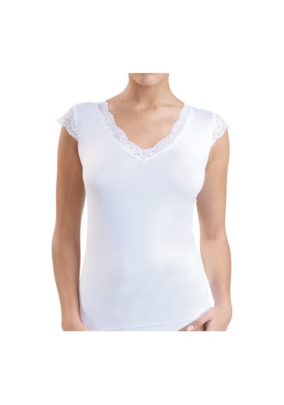 Blackspade Kadın T-shirt 1348 - Beyaz