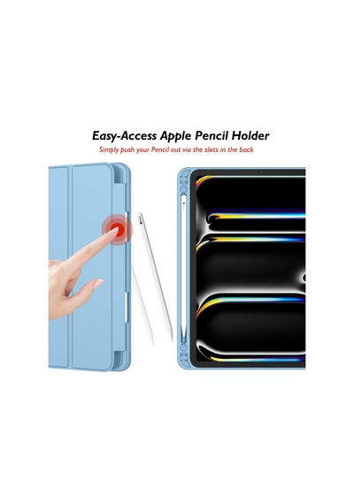 Apple Uyumlu iPad Pro 11 İnç M4 2024 Kılıf Pen Slot Charging Case Kalem Bölmeli A2836 A2837 A3006 Kapaklı Kılıf Apple Uyumlu iPad Pro 11 İnç M4 2024 Kılıf Pen Slot Charging Case Kalem Bölmeli A2836 A2837 A3006 Kapaklı Kılıf