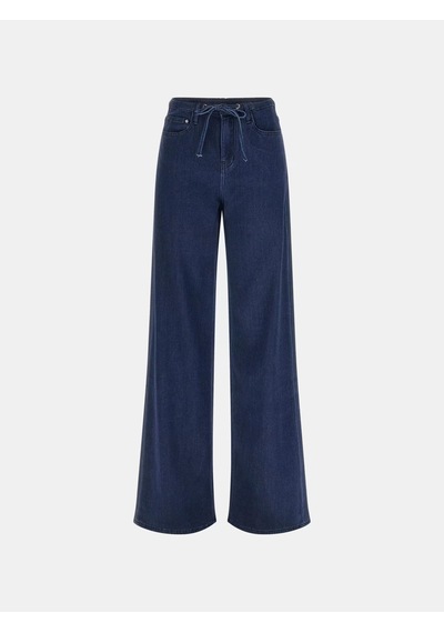 Guess Blossom Lyocell Loose Fit Kadın Jean Pantolon W6ra3od6980 İndigo