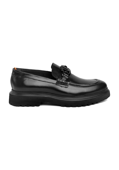 Marcomen 19578 Erkek Hakiki Deri Loafer Ayakkabı Siyah-siyah Siyah