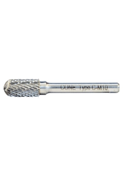 Cone Cone C Tipi Silindirik Oval Başlı Karbür Kalıpçı Frezeleri 12mm