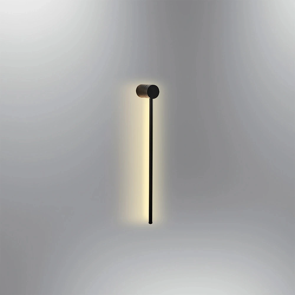 Mınus Led Design Siyah Yarım Aplik Çok Renkli