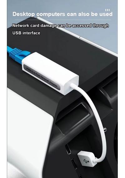 Kablolu Usb To Ethernet Çevirici, 2.0, Kurulum Gerektirmez