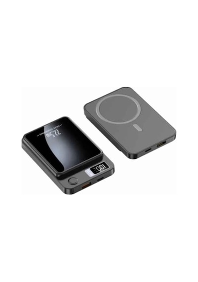 Magsafe Powerbank 10.000 Mah 22.5 Watt Hızlı Şarj Göstergeli Kablosuz Taşınabilir Şarj Çok Renkli
