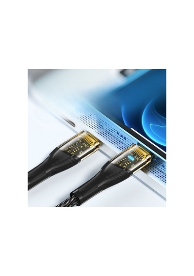 Led Işık Uçlu Sağlam İp Kablolu Usb To Lightning Hızlı Şarj Kablosu 5671 Çok Renkli