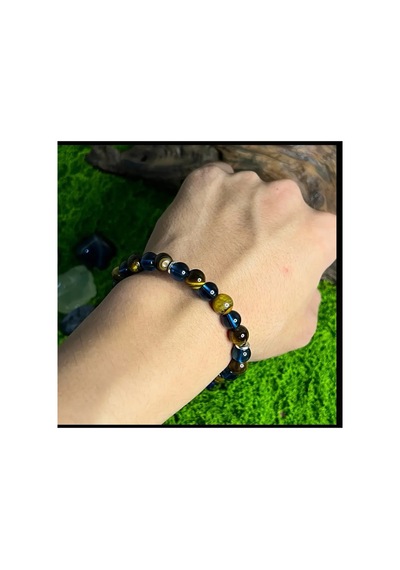 Yıwu Kaplan Gözü & Ametist Bileklik - Bohem Tarzı - Özgüven & Kendine Sevgi Mavi - Kahverengi Yıwu Kaplan Gözü & Ametist Bileklik - Bohem Tarzı - Özgüven & Kendine Sevgi Mavi - Kahverengi