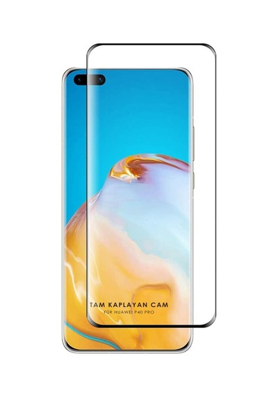 Huawei P40 Lite E 5D Mat Seramik Tam Kaplayan Ekran Koruyucu Cam (544788886)