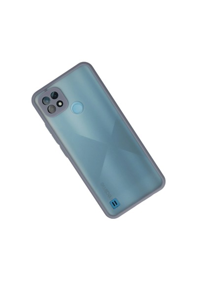 Uryport Realme C21 Kılıf Montreal Silikon Kapak - Gri