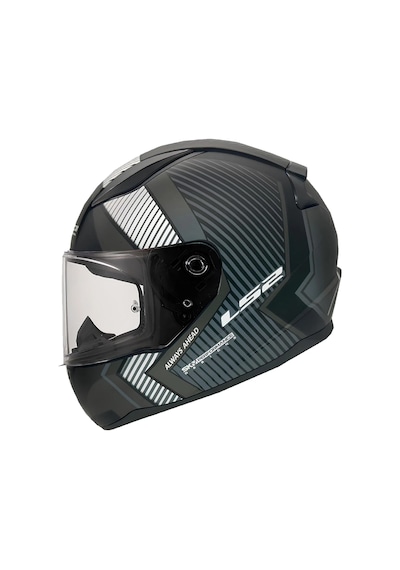 Ls2 Rapid 2 Extra Kapalı Motosiklet Kaskı Mat Siyah - Gri