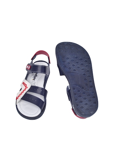 Kiko Kids Kiko Şb 2498-07 Orto pedik Erkek Çocuk Sandalet Terlik Lacivert B Lacivert Beyaz Kırmızı