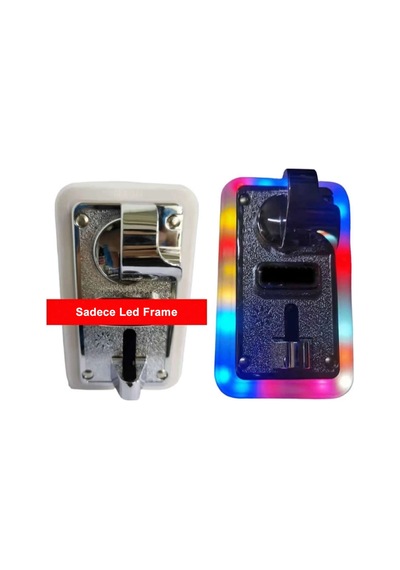 Jeton Kanalı Rgb Led Frame Oyun Coin Kanal Ön Montajlı Renkli Işıklı Dekoratif Gösterge Arcade Makin