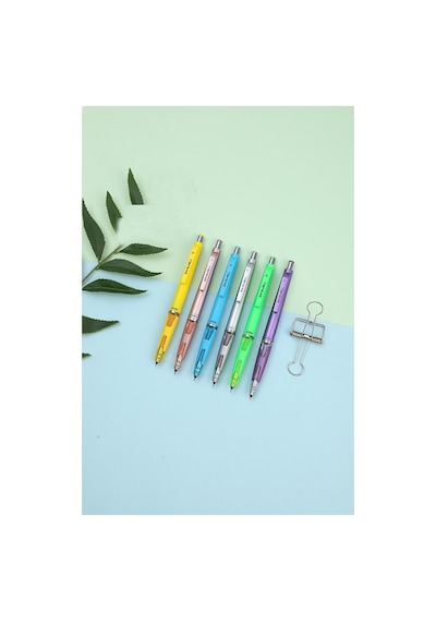Serve Swell Mekanik Kurşun Kalem Metalik Gri 0.7 Mm Kauçuk Grip İle Rahat Kullanım