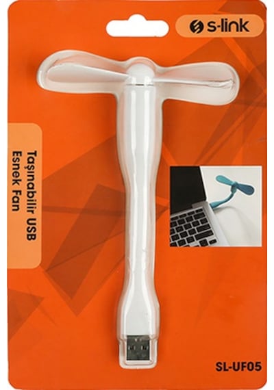 S-Link Sl-Uf05 Beyaz Usb Fan
